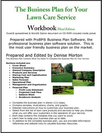 Lawn and Garden Services Business Plan